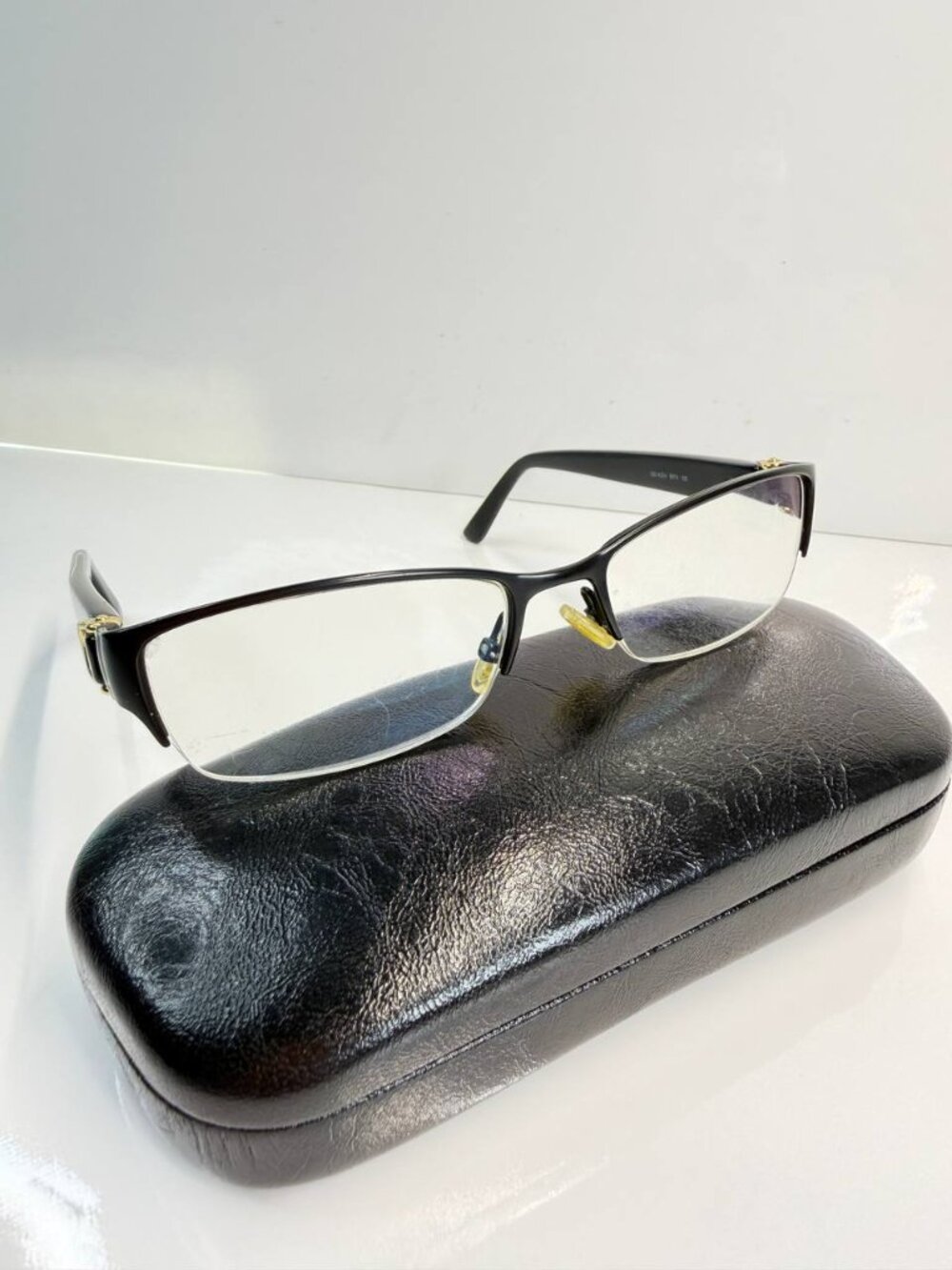 Gucci GG4254 M7A Semi Matte Black Eyeglasses 53-17-135 Made in Italy
